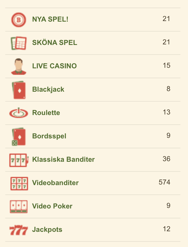 Casino Stugan Spel